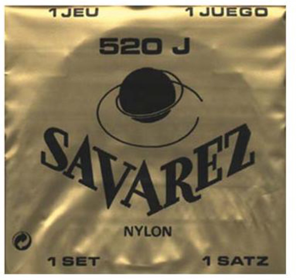 snarenset klassieke gitaar - 520-J - Jaune rectified nylon traditional basses hard tension