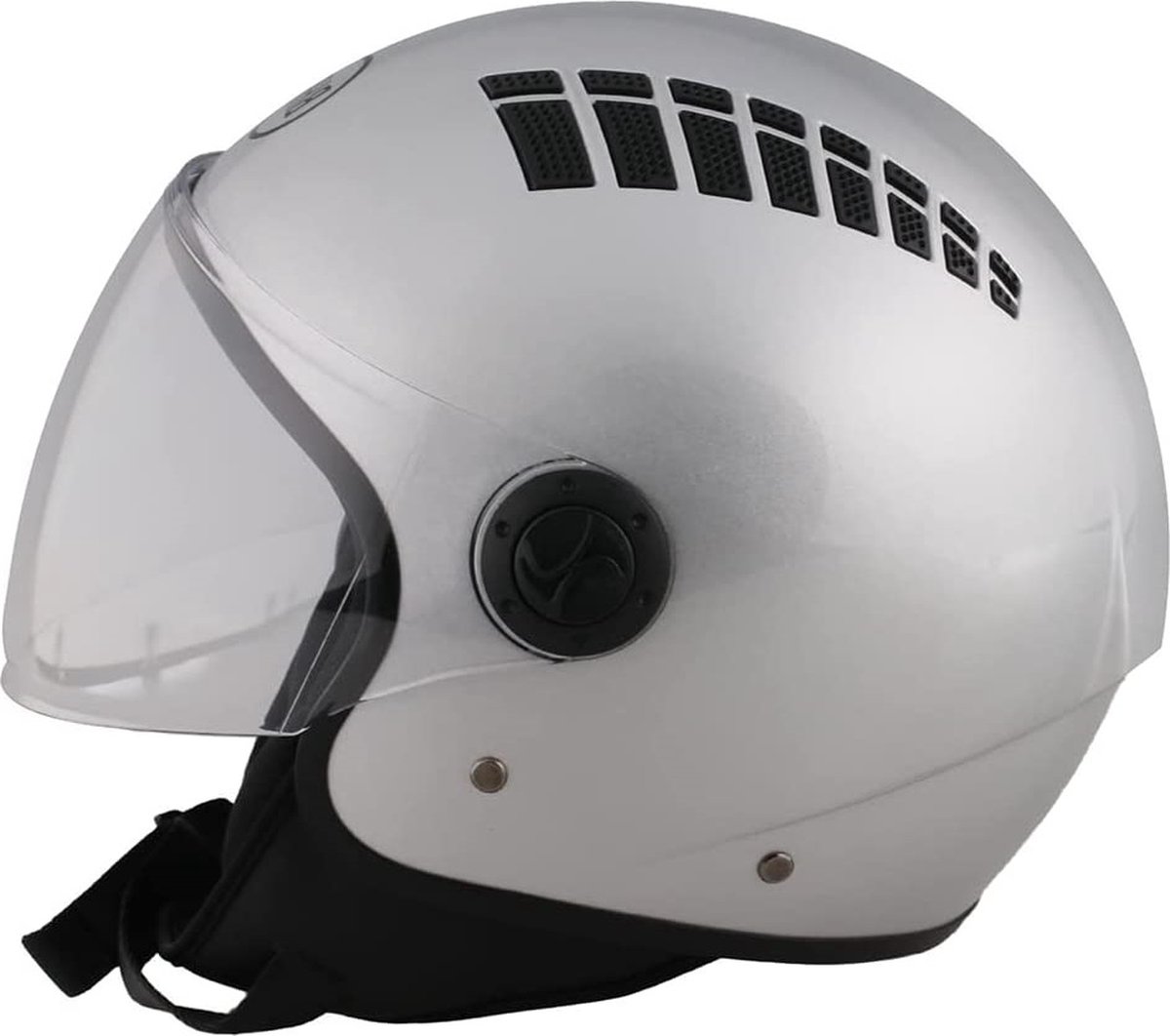 BHR 810 air | silver | vespa helm met vizier | maat XS