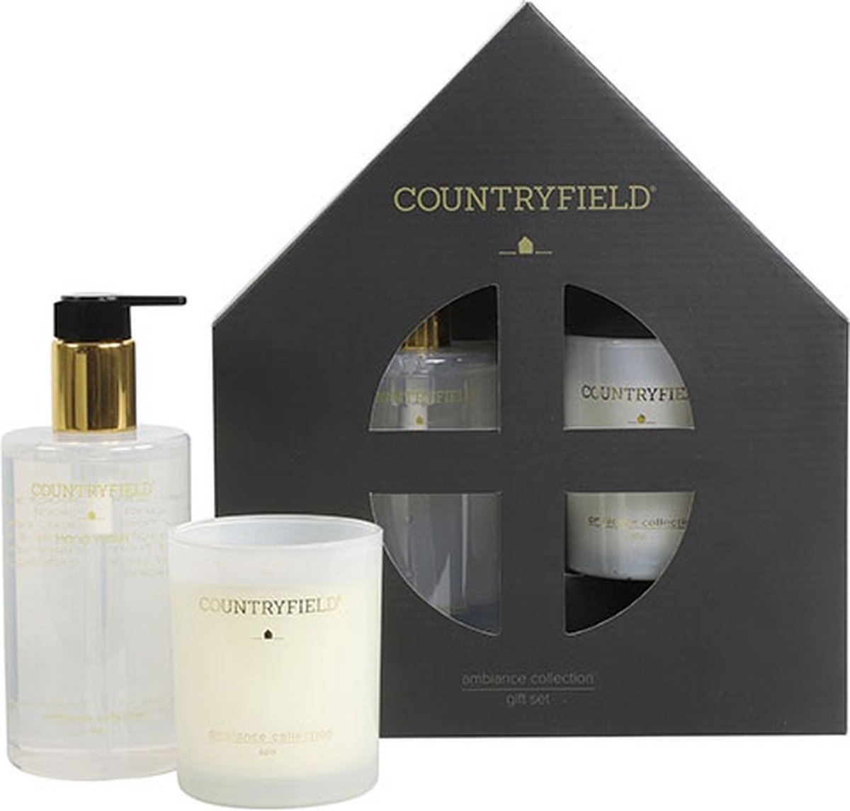 Countryfield - Spa - Gift box - hand wash & kaars - wit