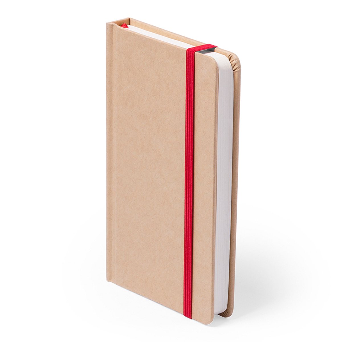 Notitieboek A5 - Notitieboekje - Notitieblok - Schrift - Hardcover - Duurzaam - Gerecycled karton - rood op Prijzenvolger.com
