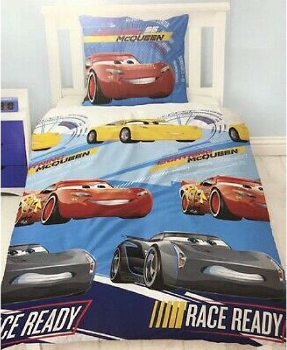 Cars dekbedovertrek - eenpersoons - Disney Cars dekbed - 140 x 200 cm.