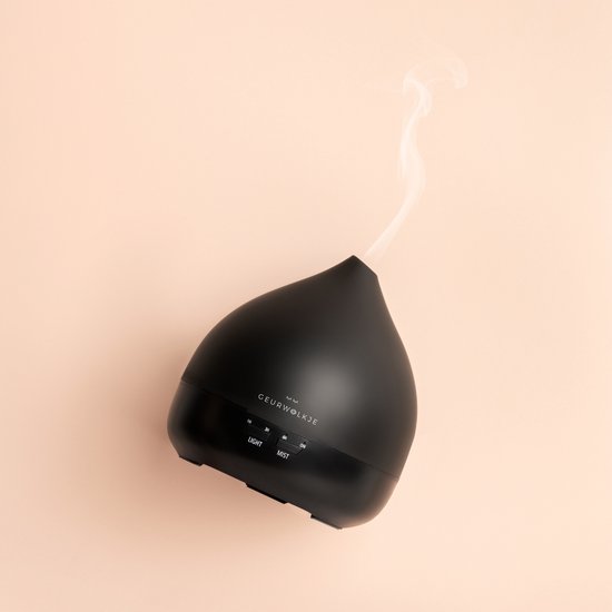 Geurwolkje Unity 2.0 Aroma Diffuser – Ultrasone Geurverspreider – Mat Zwart