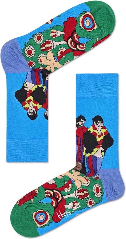 Happy Socks The Beatles Pepperland Sokken - Blauw - Maat 36-40
