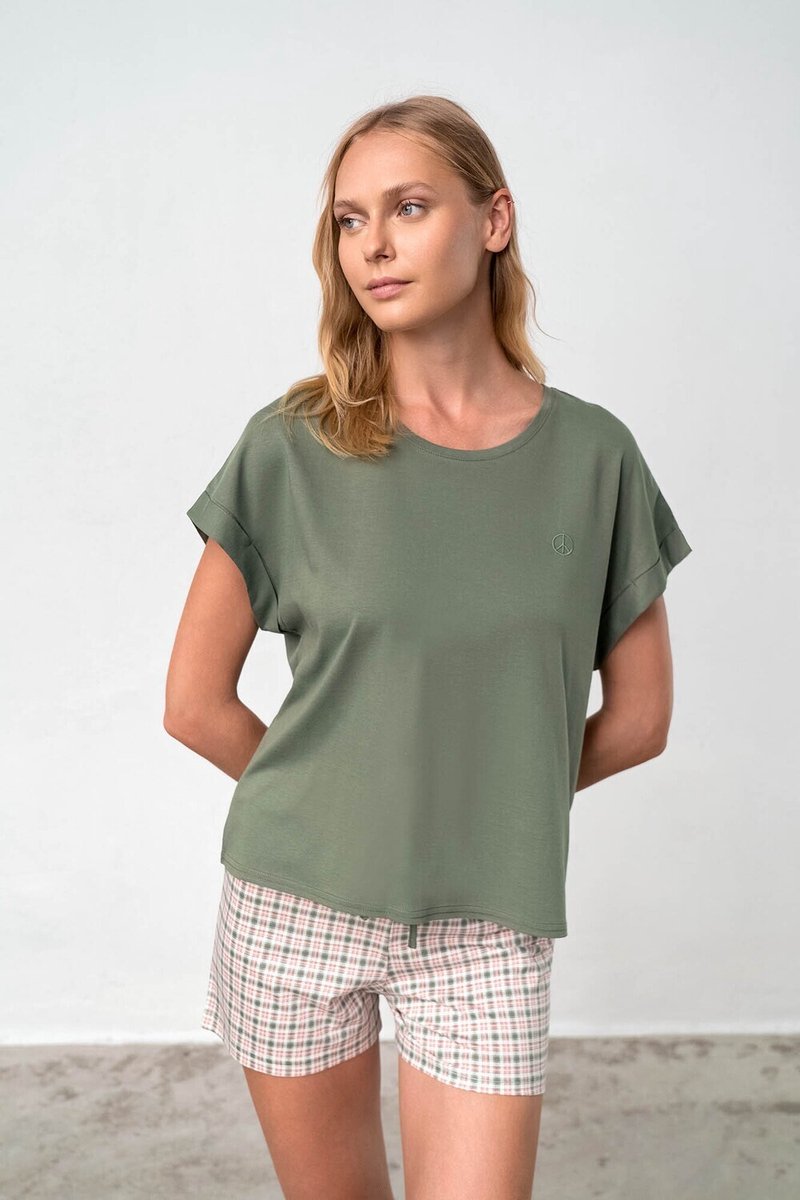 Vamp - Pyjama - Green Khaki - Maat XL