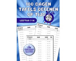 Tafels Oefenen: 100 Dagen Tafels Oefenen op Tijd