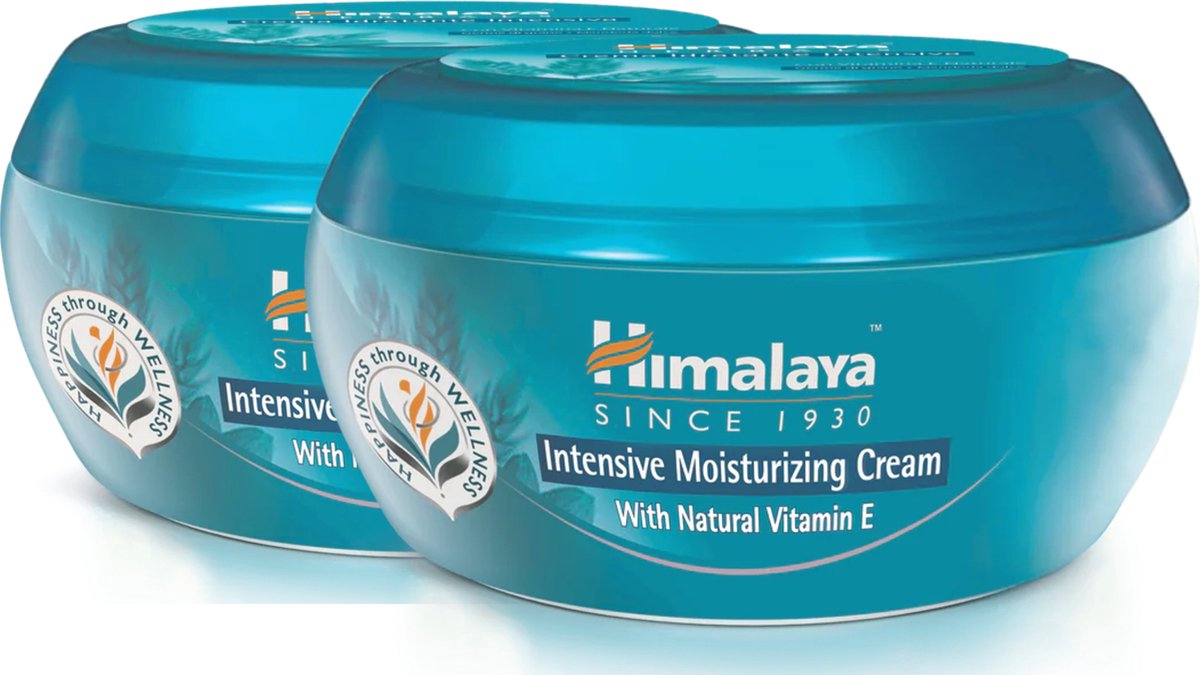 Himalaya Intensief Hydraterende Crème - Vitamine E Voordeelpakket 2 x 150ml - Exclusief Ayurveda Verzorgingsritueel voor de Droge Huid - Gezichtscreme en Rijke Lichaamscrème