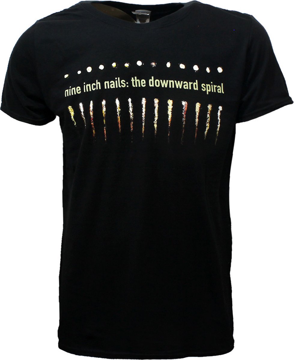Nine Inch Nails NIN Downward Spiral Band T-Shirt - Officiële Merchandise - XL