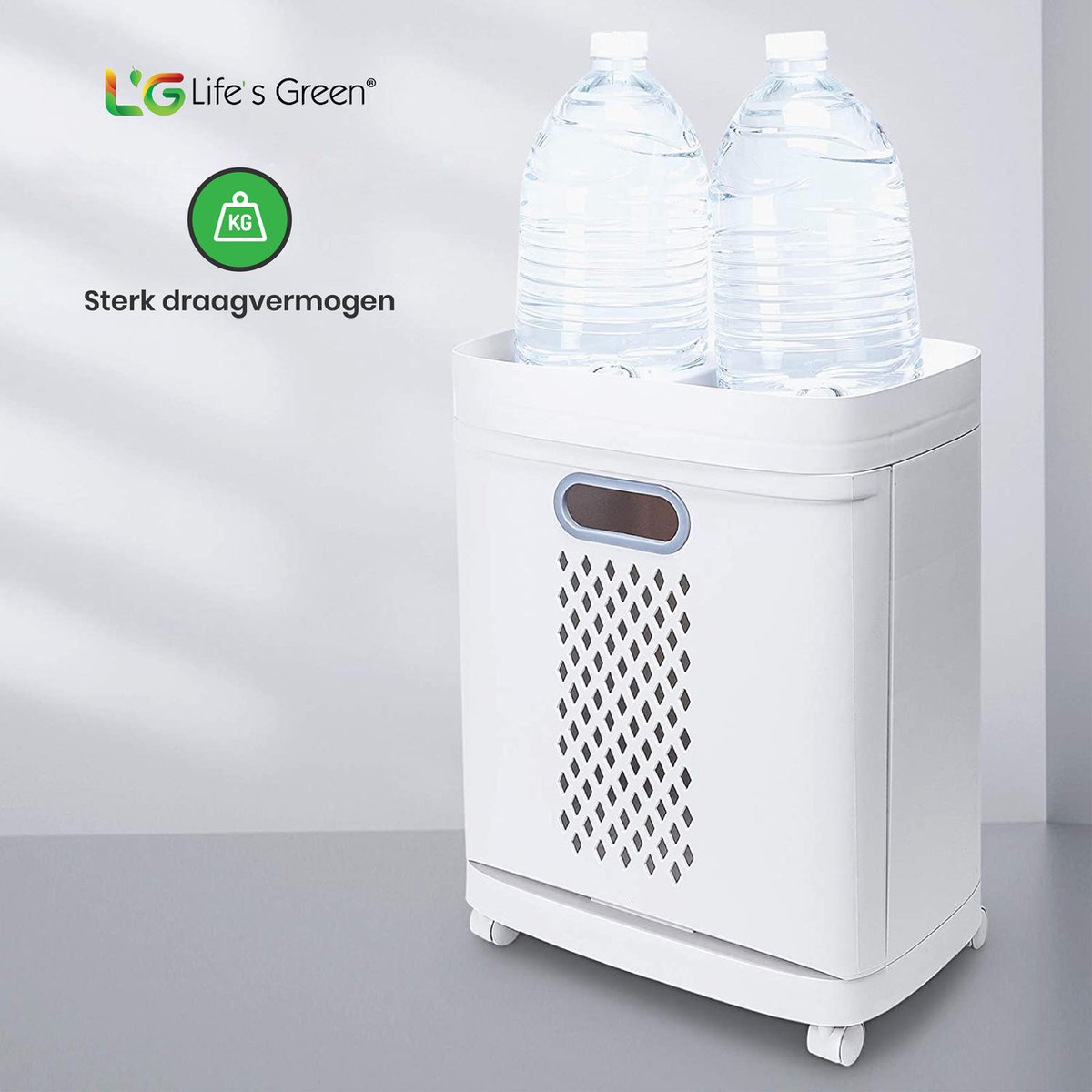 Life’s Green® - Wasmand - Wassorteerder - Wasmand 3 vakken - Wit