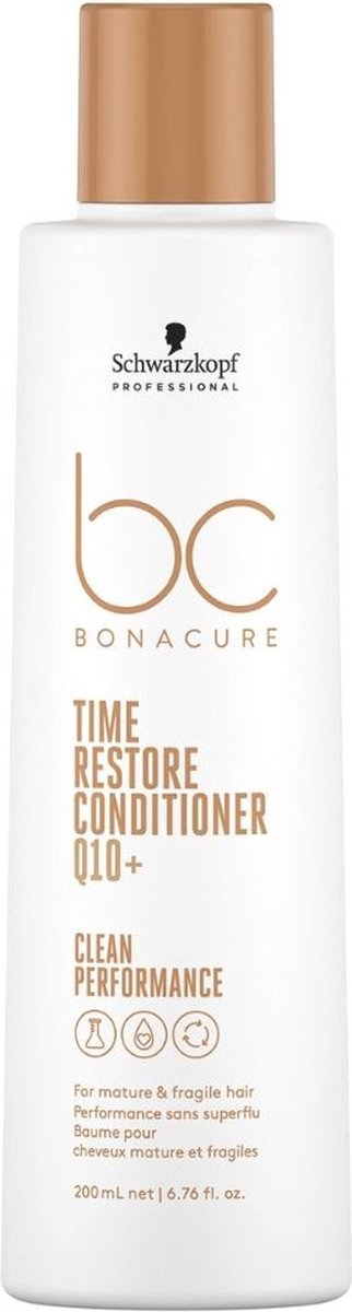 Schwarzkopf Bonacure Time Restore Conditioner 200ml Conditioner voor ieder haartype