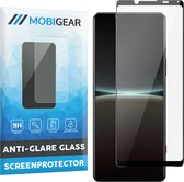 Mobigear Screenprotector geschikt voor Sony Xperia 5 IV Glazen | Mobigear Premium Screenprotector - Case Friendly - Zwart