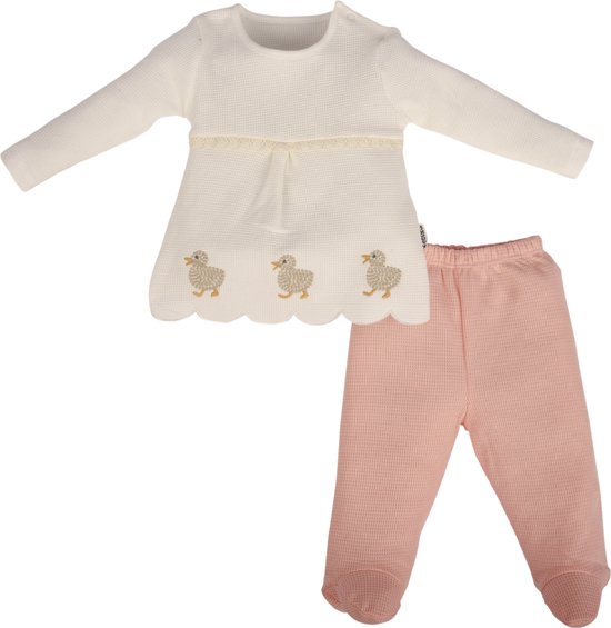 LOLONS lange mouw outfit set, baby meisje kleding 6-24 maanden, baby blouse top en broek 2-delig trainingspak, peuter kostuums