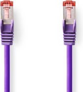 Nedis CAT6-kabel | RJ45 Male | RJ45 Male | S/FTP | 2.00 m | Rond | LSZH | Paars / Violet |