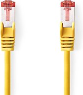 Nedis CAT6-kabel - RJ45 Male - RJ45 Male - S/FTP - 2.00 m - Rond - LSZH - Geel - Envelop