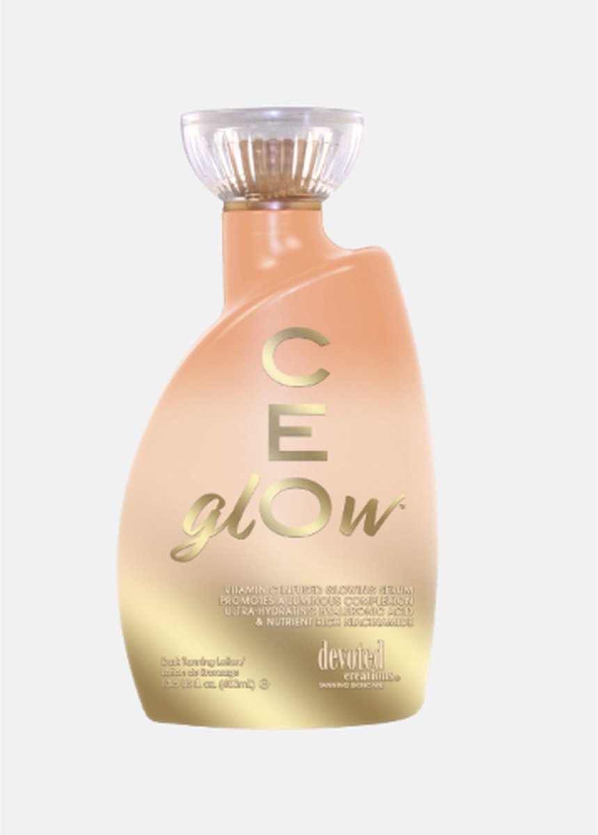 Devoted Creations CEglOw - Zonnebankcrème met vitamine C en hyaluronzuur