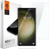 Geschikt voor Spigen Samsung Galaxy S23 Ultra NeoFlex Screenprotector 2 Stuks - Transparant