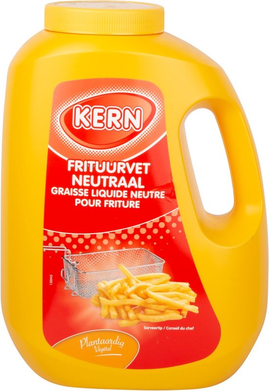 Frituurvet Neutraal GROTE Fles van 3 Liter Kern