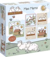 Bambolino Toys - Mike & Molly maxi mémo - jeu de memory avec cartes extra larges - speelgoed éducatif - jeu de mémoire
