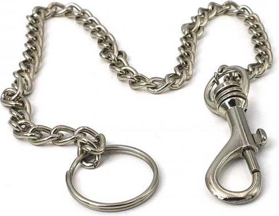 Manfnee Broekketting voor dames en heren, hiphop-jeansketting, punkketting, bikerketting, sleutelketting, zakketting, Legering, Geen edelsteen