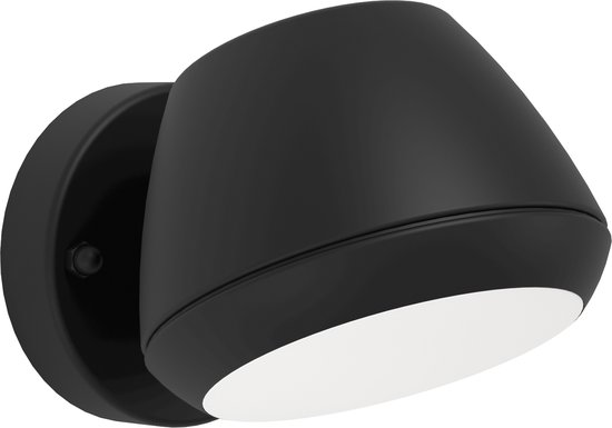 EGLO Nivarolo Wandlamp Buiten - GU10 - 18,5 cm - Zwart en Wit