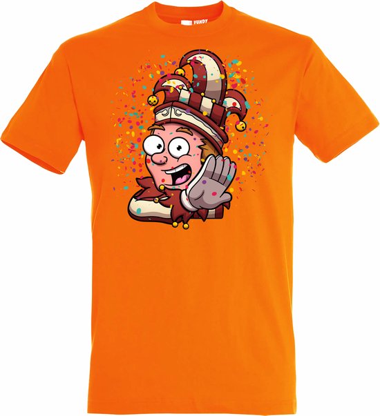 T-shirt Alaaf Kleine Prins | Carnaval | Carnavalskleding Dames Heren | Oranje | maat M