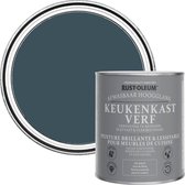 Rust-Oleum Donkerblauw Keukenkastverf Hoogglans - Avondblauw 750ml