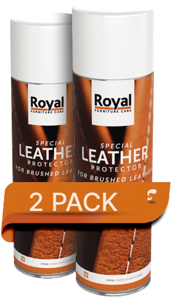 Royal Furniture Care - Leather protector spray - 2 pack (2 x 500 ml) - royal furniture care