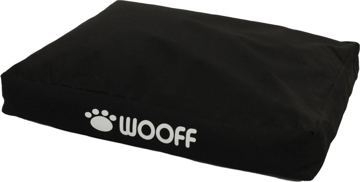 Wooff - korrel hondenkussen - Zwart - 75 x 55 cm