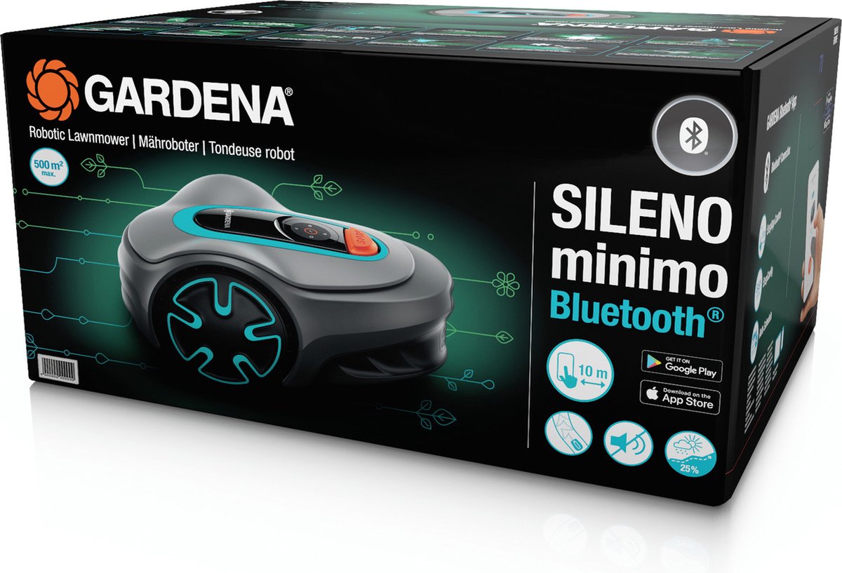Afbeelding 3 van GARDENA SILENO minimo 500 Robotmaaier - voor gazons tot ca. 500 m²