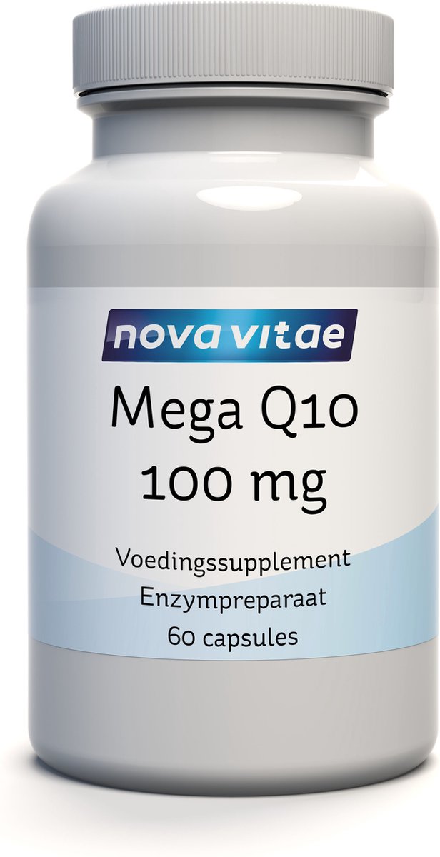 Goedkoopste Nova Vitae - Mega Q10 - Coenzym Q10 - 100 mg - 60 capsules