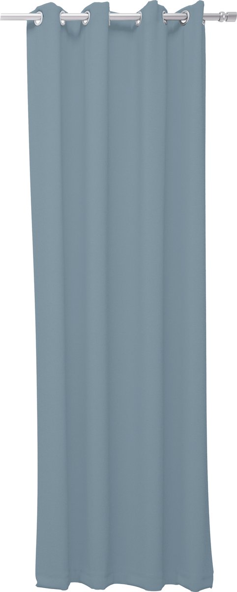 Today Kant en Klaar Gordijn - Met ringen - Lichtdoorlatend - 140 x 240cm - Denim - Lichtblauw