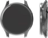 kwmobile 2x hoes geschikt voor OnePlus Watch hoesje - Cover van silicone - Hoesje voor activity tracker - In transparant / transparant