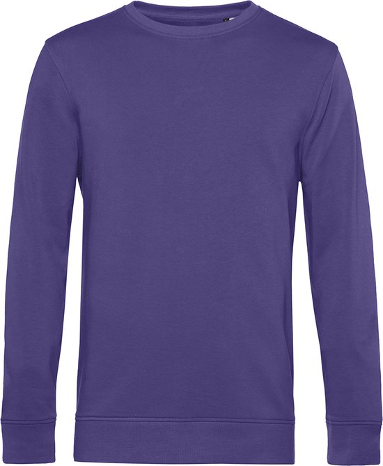 Organic Inspire Crew Neck Sweater B&C Collectie Radiant Purple/Paars maat L