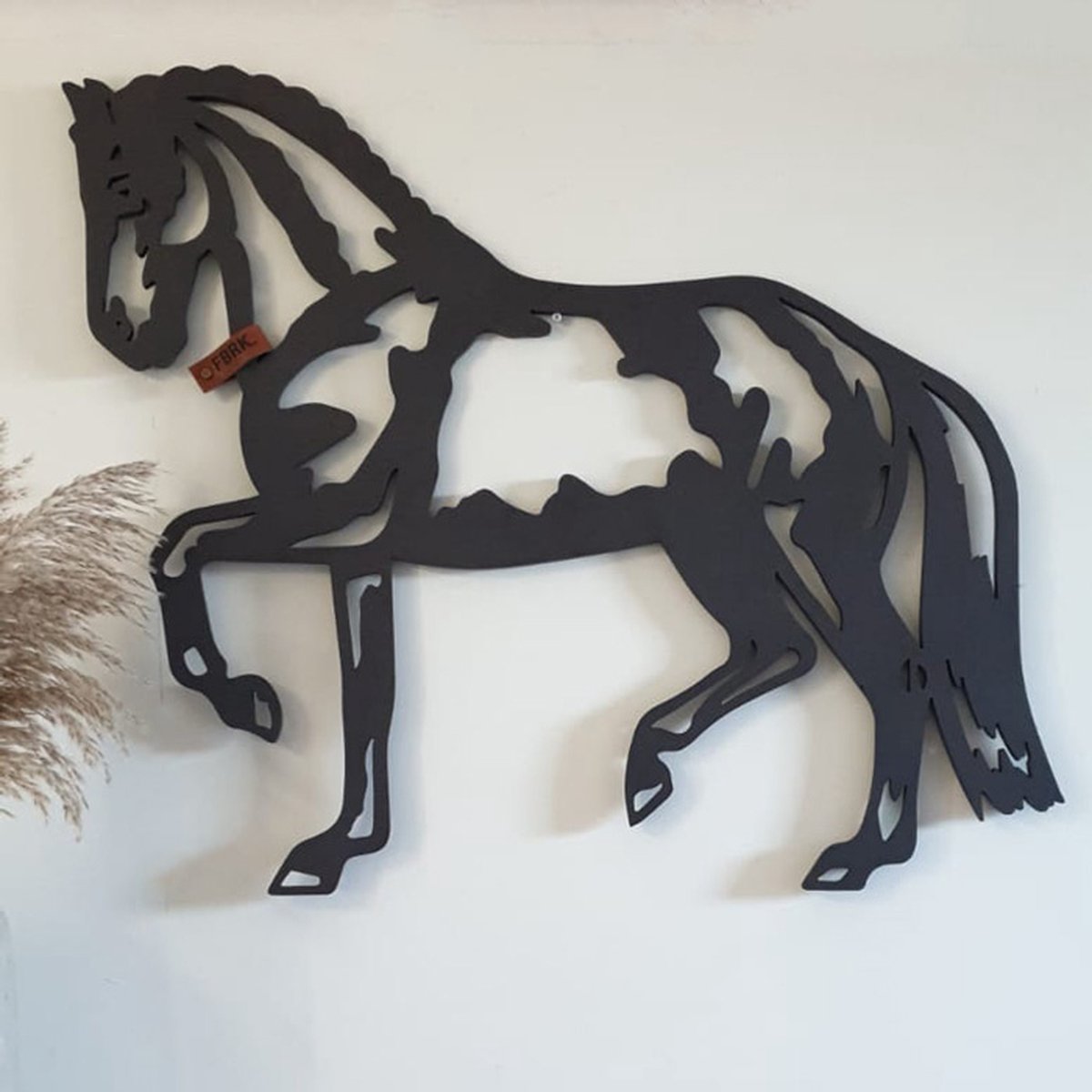 FBRK. Geometrische Dressage Horse - Black