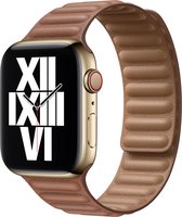Apple Watch Leather Link - 44mm - Saddle Brown - Large - voor Apple Watch SE/5/6