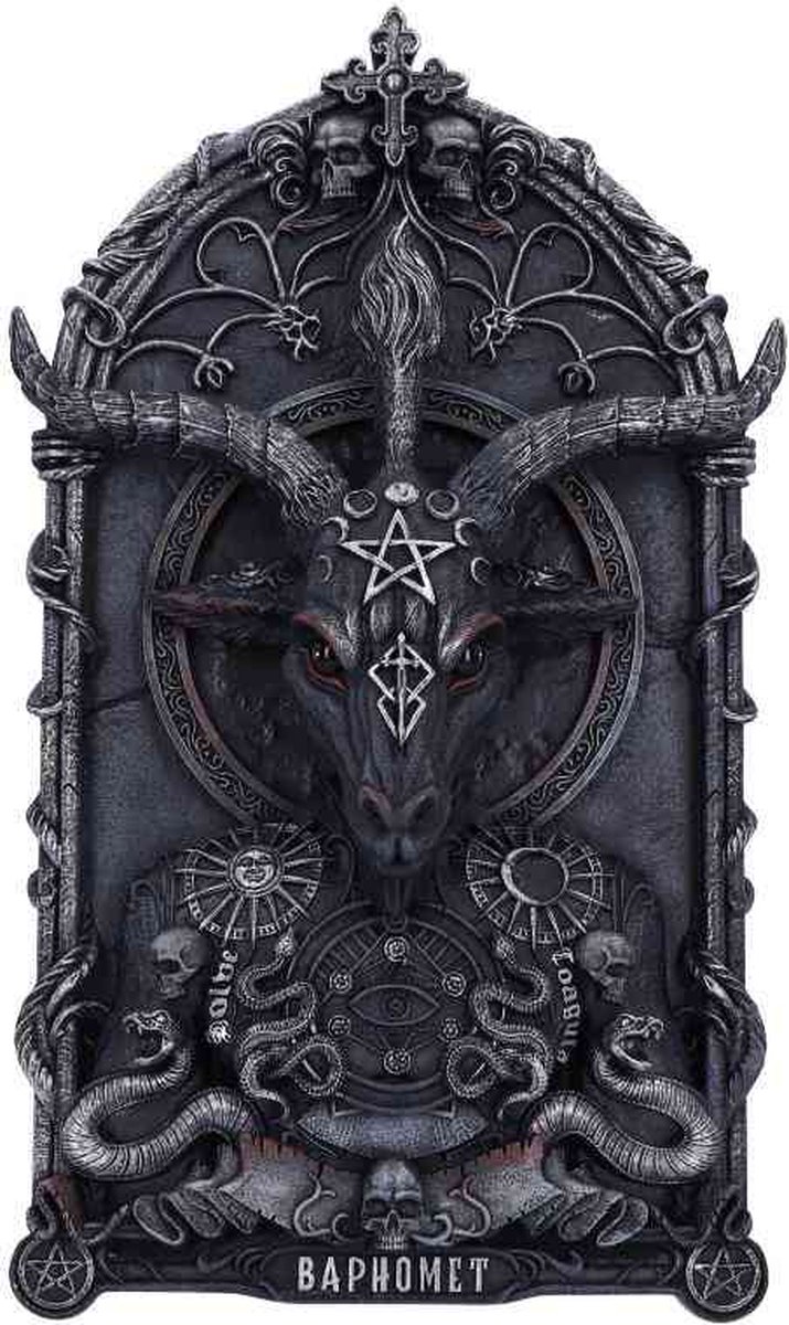 Nemesis Now - Baphomet's Invocation 30.5cm Muurdecoratie - Zwart