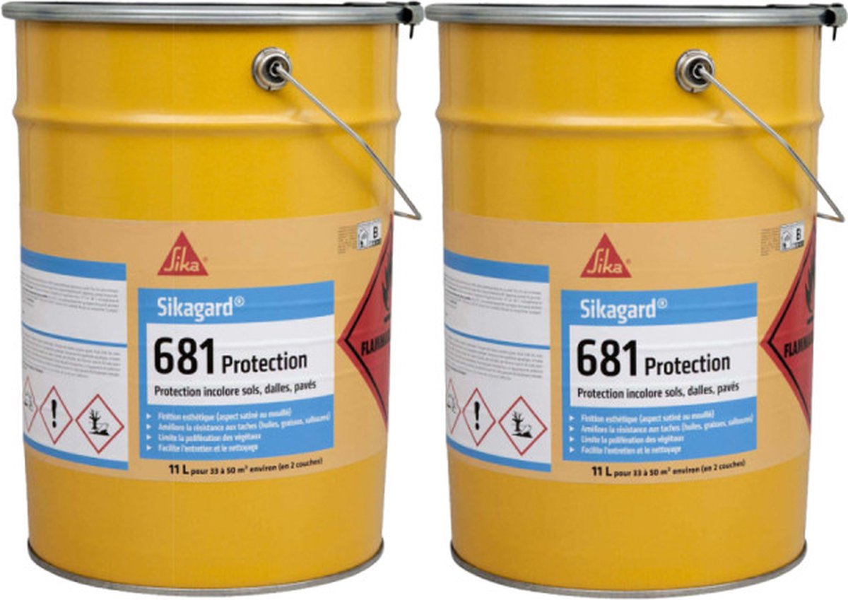 Set van 2 kleurloze vloerbeschermers SIKA Sikagard 681 Protection - 11L
