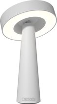 SOMPEX NEWDES LAMPE DE TABLE TIP (LAMPE À BATTERIE) BLANCHE - sans fil - dimmable - avec station de charge USB