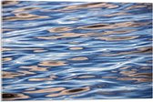 Acrylglas - Licht vallend op het Water - 75x50 cm Foto op Acrylglas (Met Ophangsysteem)