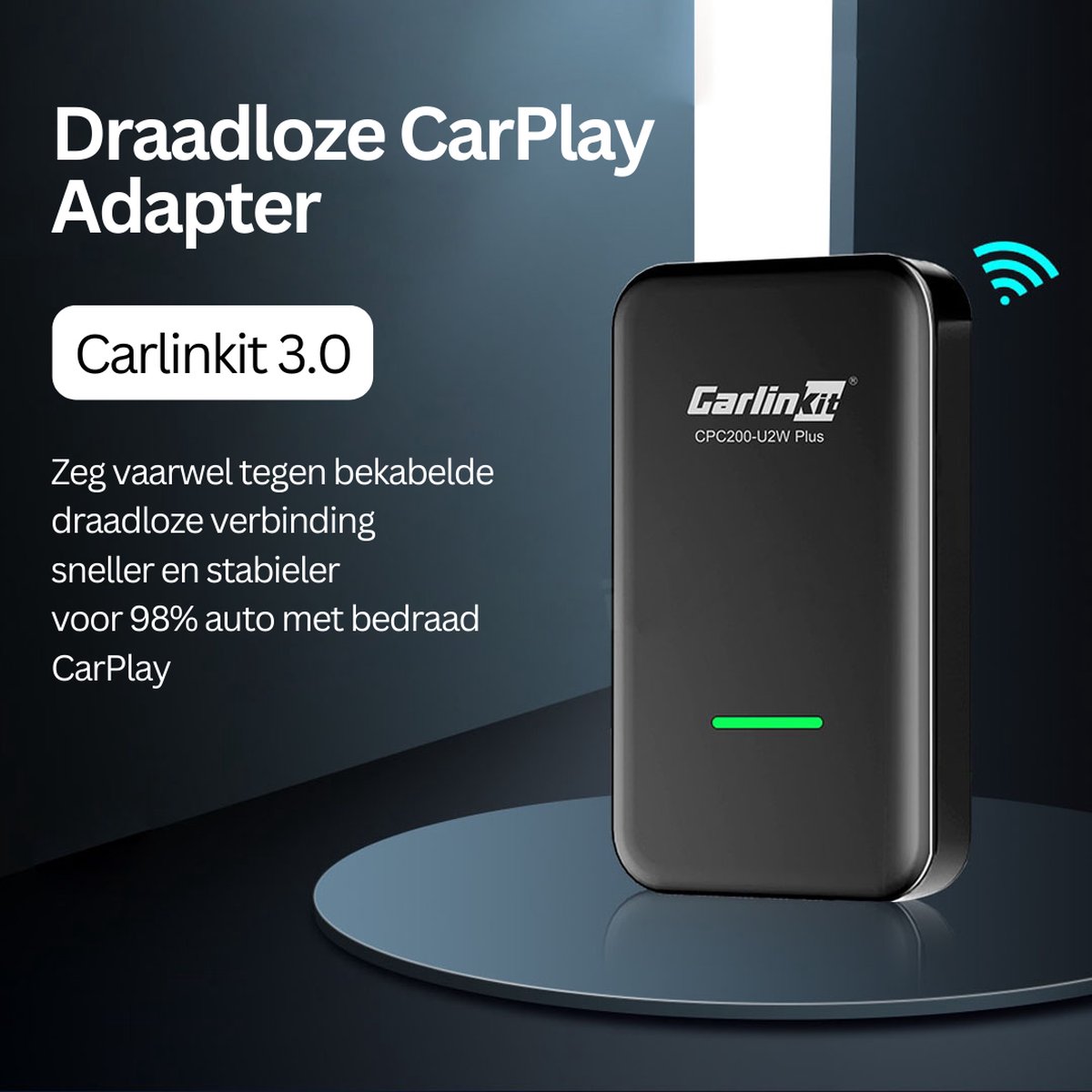 Carlinkit 3.0 U2W Plus adaptateur carplay sans fil pour VW