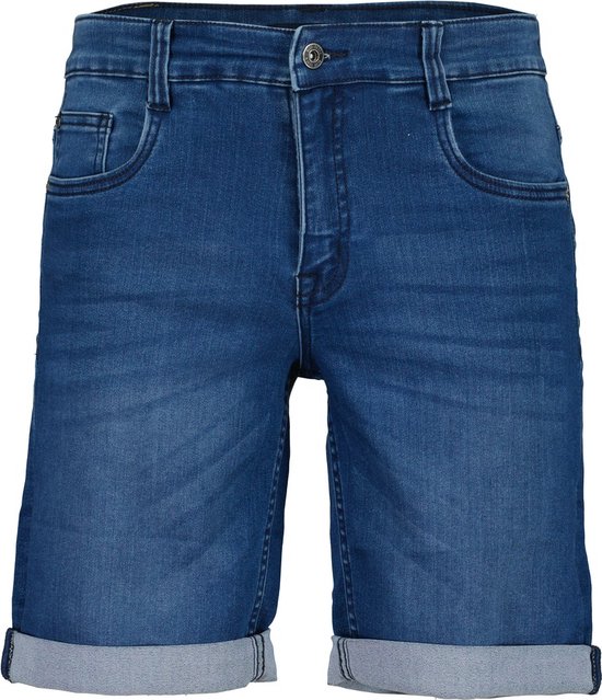 Blue Seven heren bermuda - short jogg jeans heren - blauw - 345034 - maat S