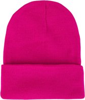 ASTRADAVI Beanie Hats - Muts - Warme Unisex Skimutsen - Winter Hoofddeksels - Roze Fuchsia