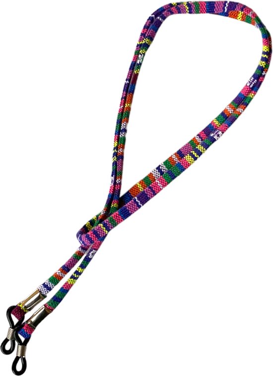 Eyezoo® - Brillenkoord -  Happy Cords - PAARS! - zonnebril koord - Ibiza Bohemian - Boho Chic