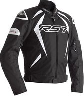 RST Tractech Evo 4 Ce Mens Textile Jacket Black White 46 - Maat - Jas