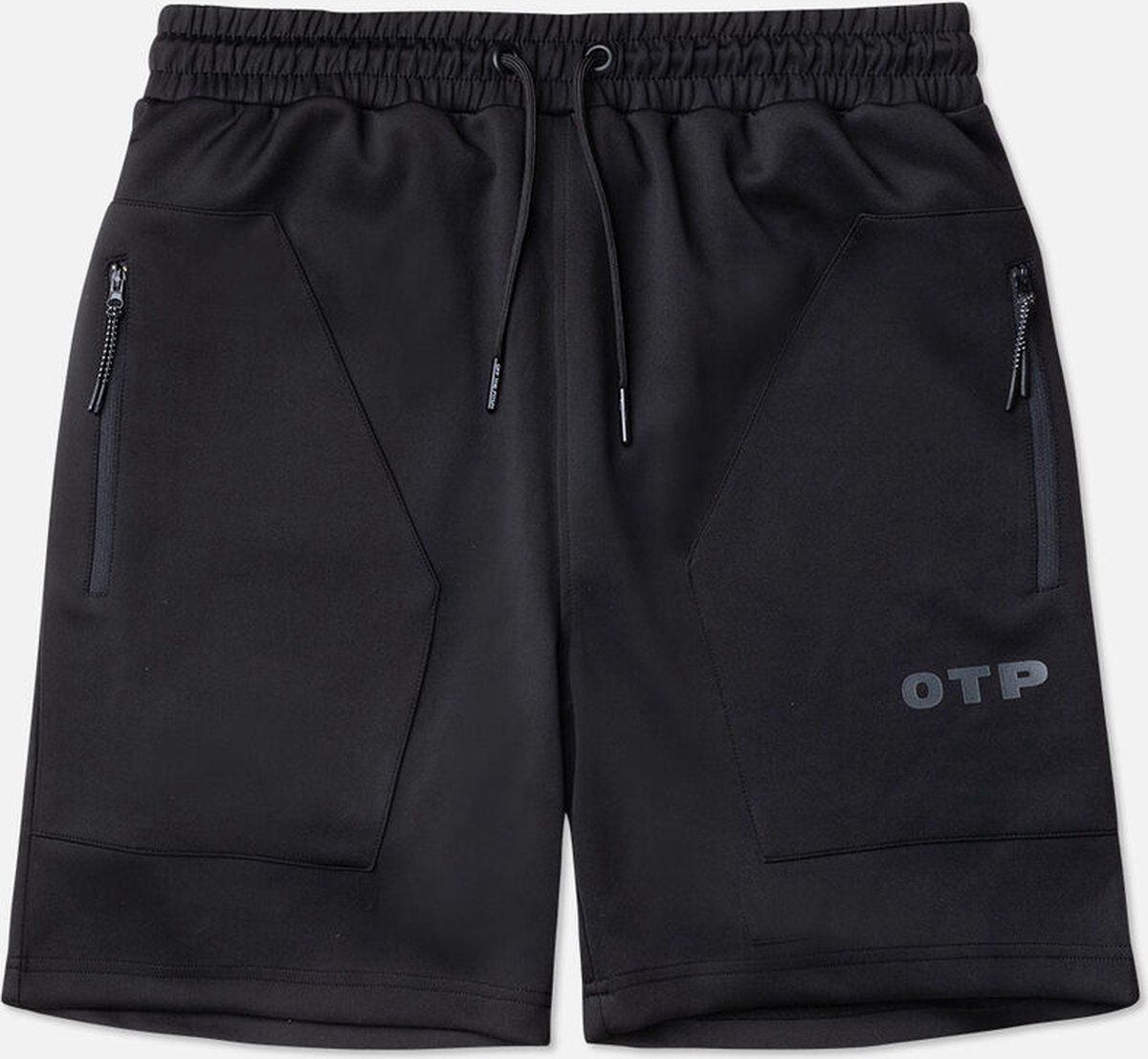 Off the Pitch College Track Shorts Zwart Heren Maat M