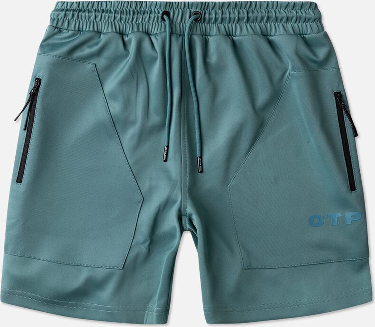 Off the Pitch College Track Shorts Blauw Heren Maat M