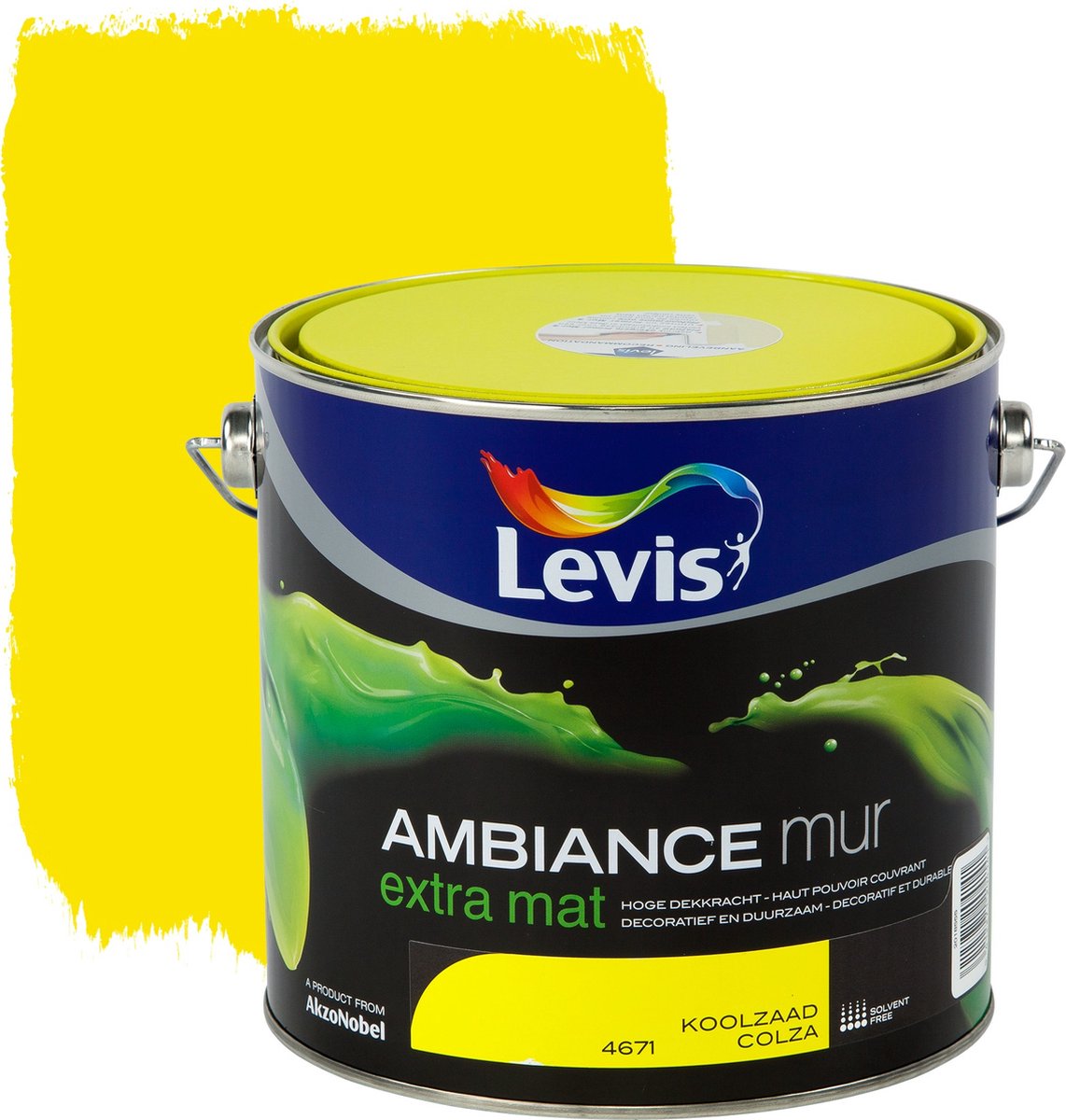 Levis Ambiance Muurverf - Extra Mat - Koolzaad - 2,5L