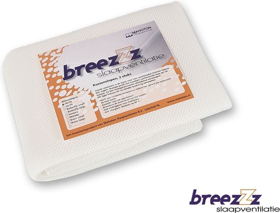 Mahoton Hoeslaken BreezZz 3D Ventilatie Boordhoogte 35 cm 90x200 cm