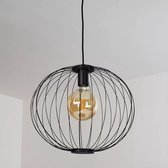 Zwart metalen hanglamp 40 x 150 cm Marama Light & Style Plafondlamp