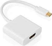 USB C naar HDMI adapter - USB 3.2 Gen 1 - 4K@30Hz - 0.2 meter - Wit - Allteq