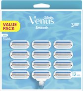 Gillette Venus Smooth - Lames Avec Oreillers De Protection - 12 Lames de recharge